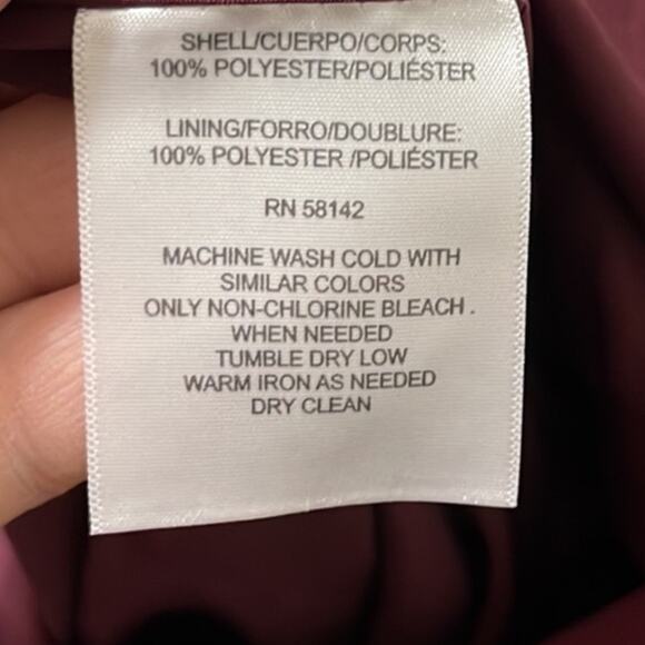 Gal Meets Glam Delaney Crossover Wrap Jumpsuit Red Wine Size 8 NEW - Picture 9 of 10